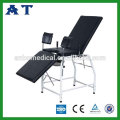 Hospital metal manual portátil massagem tabela